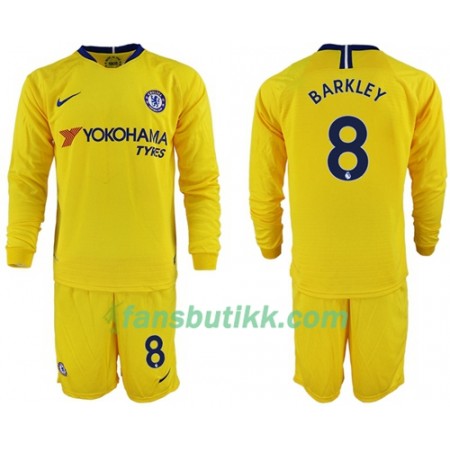 Fotballdrakt Chelsea Barkley 8 Barn Bortetrøye 2018-2019 Langermet